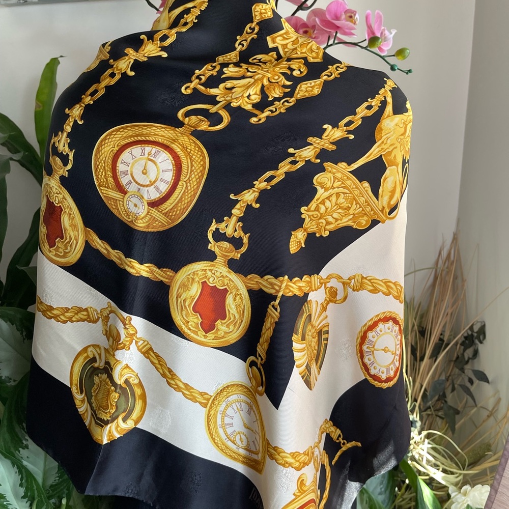 DAKS London Silk Scarf.